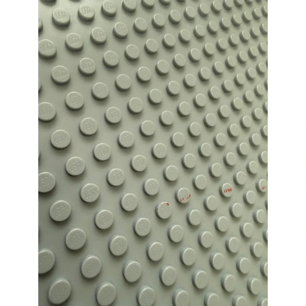 LEGO Baseplate Bundle 5 pcs LOT Grey Tan 10x10 and 15x15 Building Plate Bars